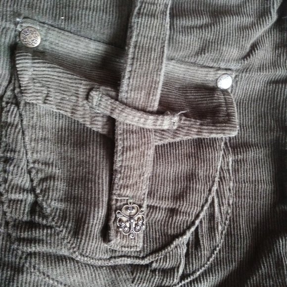 Vintage Bermuda en corduroy de DEX - Kaki - Picture 4 of 8